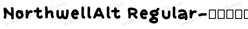 NorthwellAlt Regular字体转换